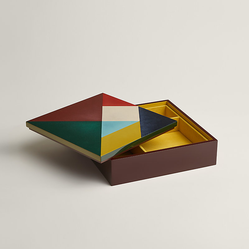 Theoreme Tangram multi-compartment box, large model | Hermès 